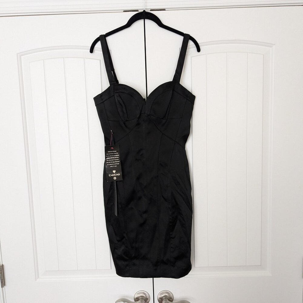 Bebe Great Gatsby Taiana Seam Detail Dress - Fabric Imported from Europe